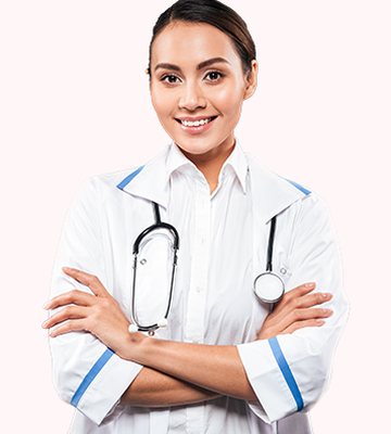 Friendly doctor ready to answer questions